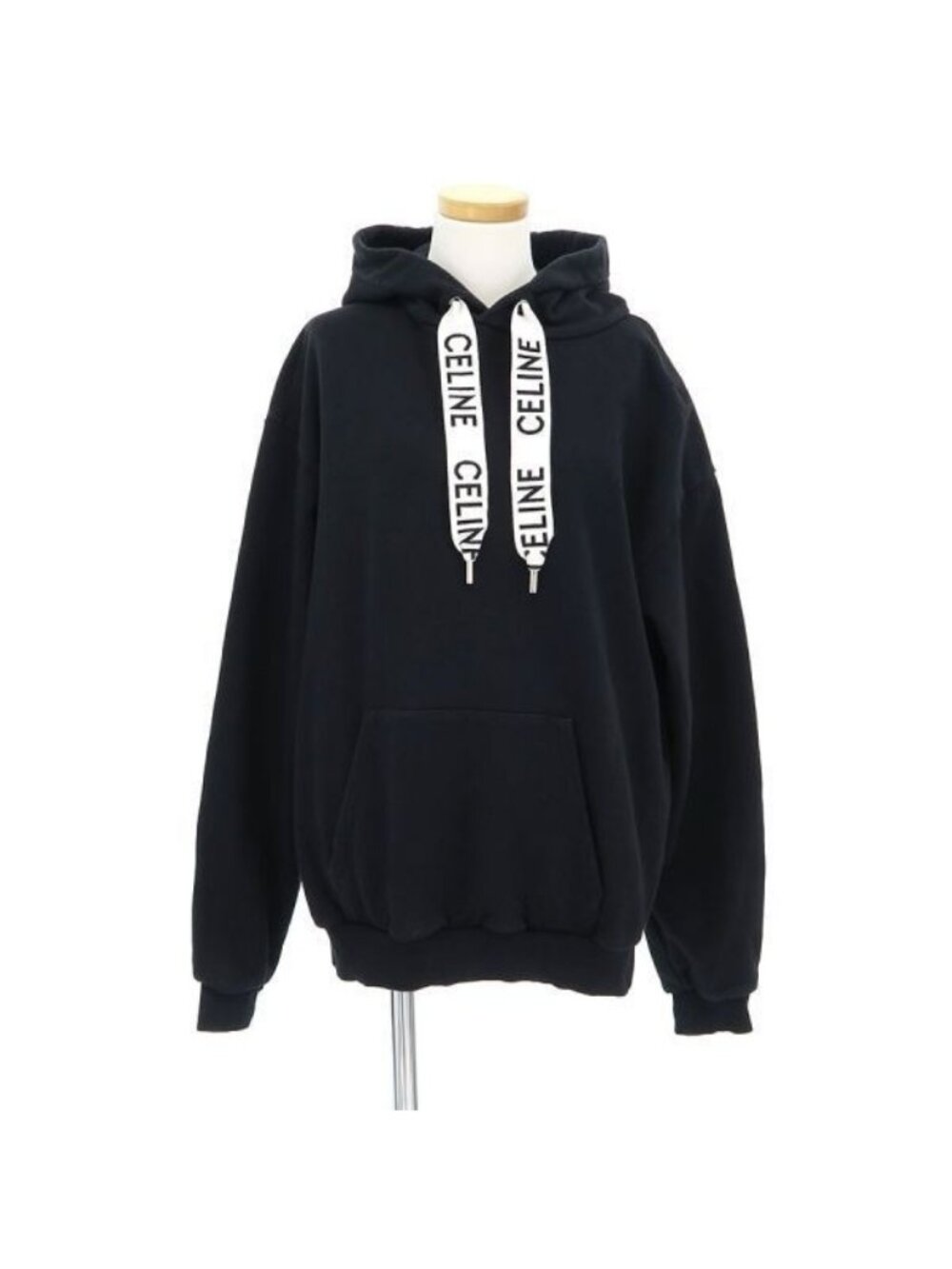 Celine Hoodie Cotton Black